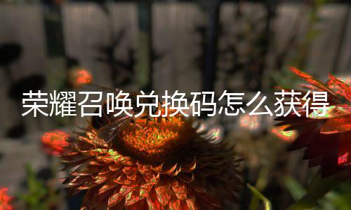不同荣耀码怎么获码汇兑换得 兑换新增渠道召唤总